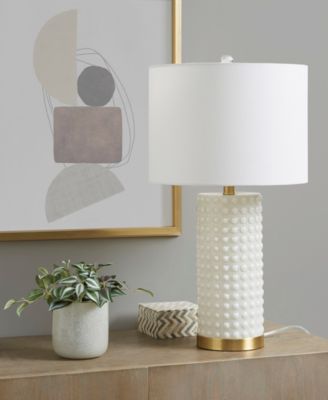 Grace Ivy Textured Dot Table Lamp