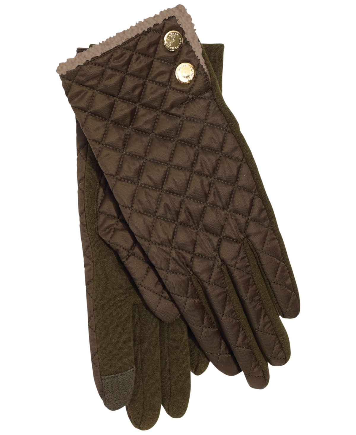 Polo ralph lauren quilted racing gloves hot sale