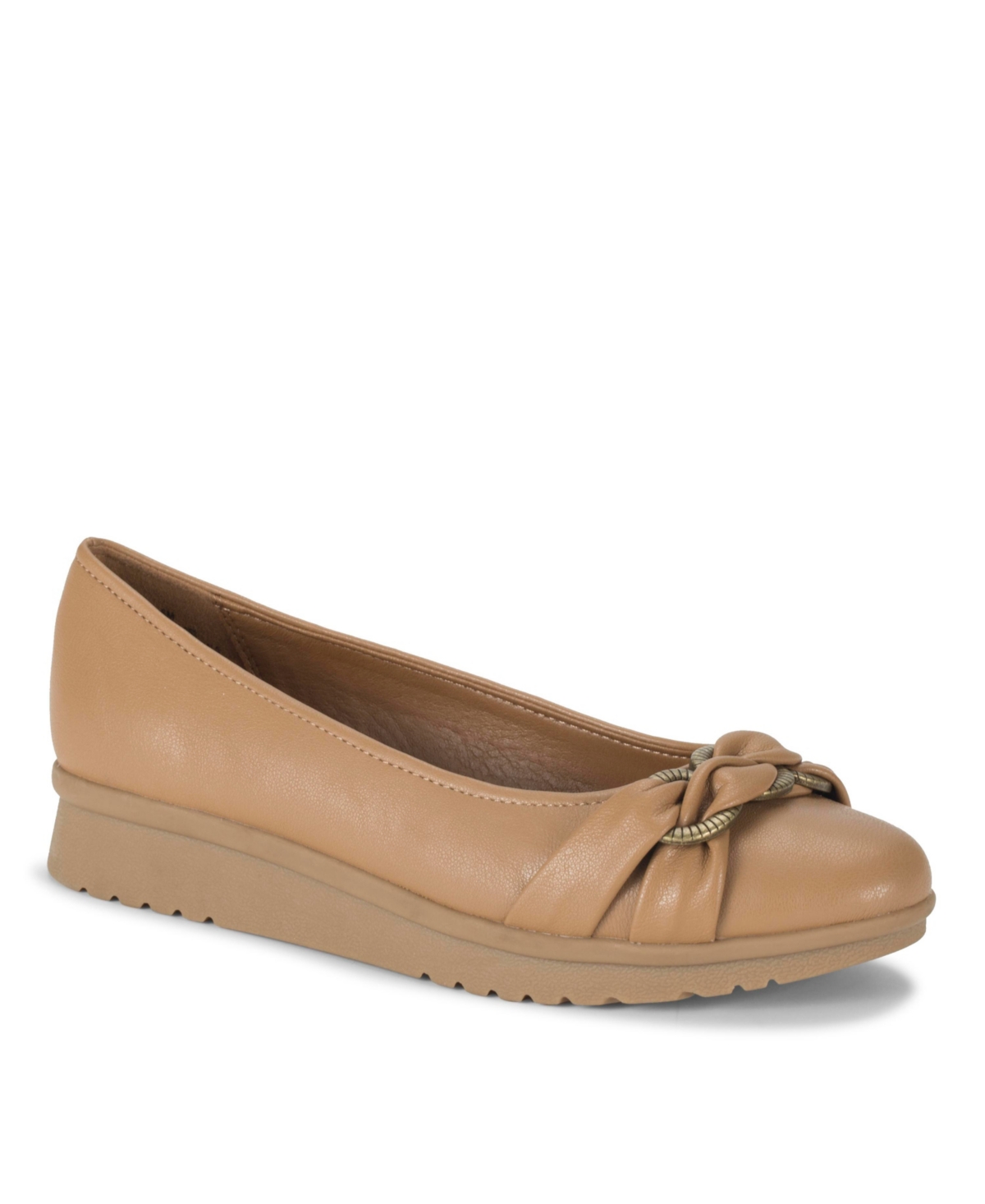 Shop Baretraps Women's Aurora Ballet Flats In Cognac