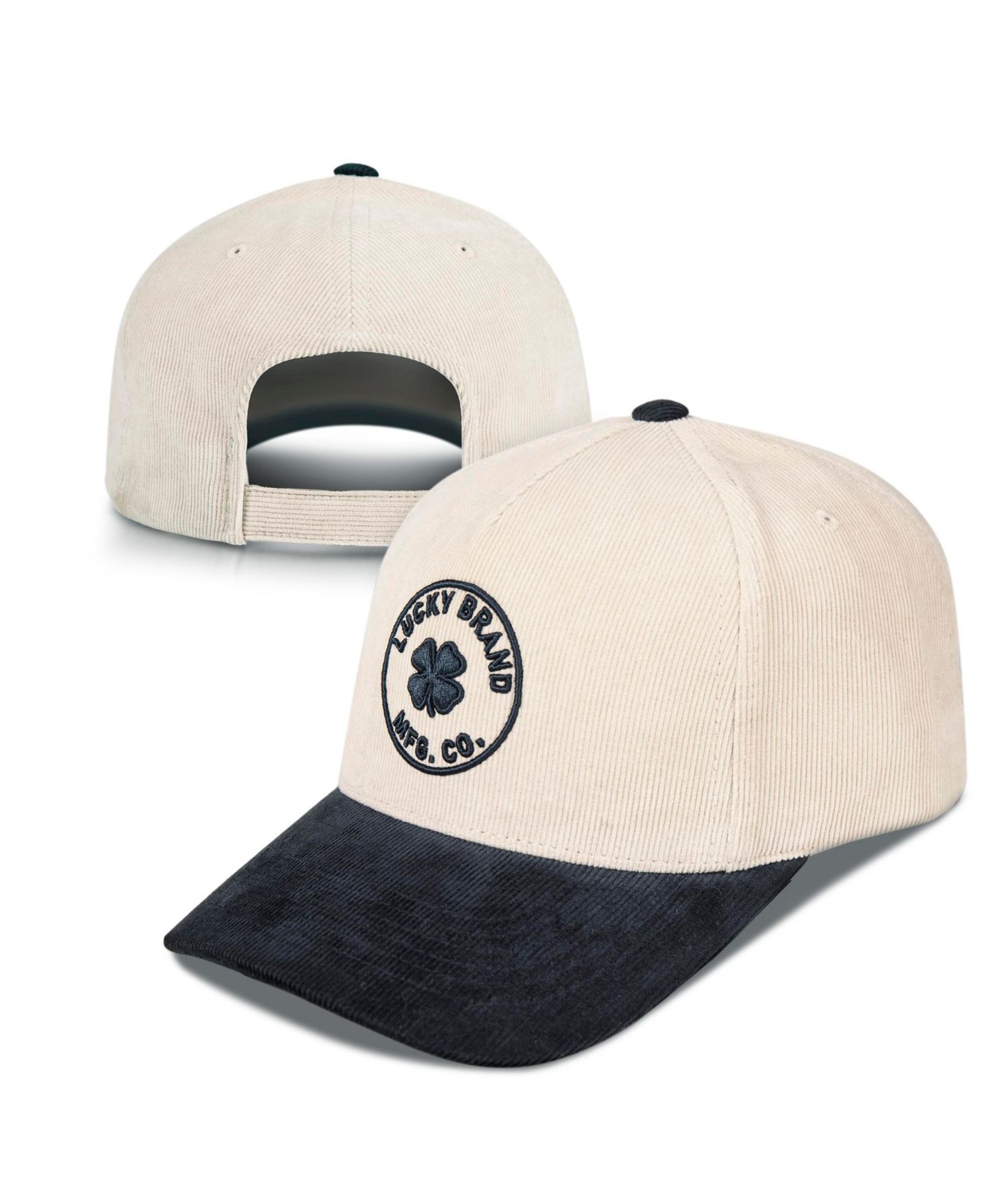 Женский головной убор Lucky Brand MFG Embr. Cord Hat, цвет: Кремовый — фото 4