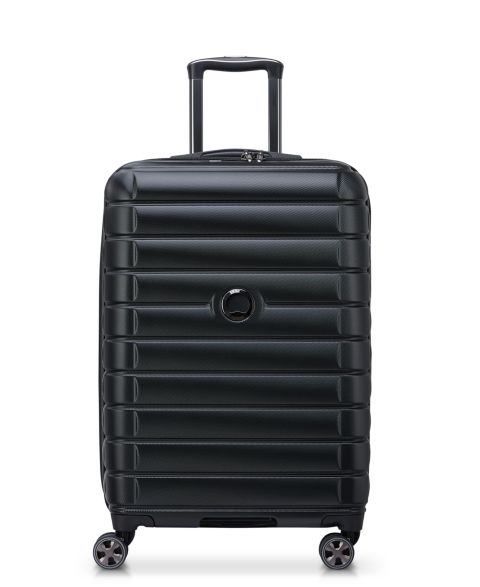 Чемодан Delsey Paris Delsey Shadow 5.0 Expandable 24" Check-in Spinner Luggage, цвет: Чёрный