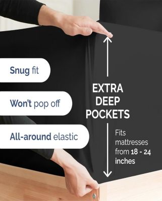 CGK Unlimited Extra Deep Pocket Microfiber 4-Pc. Sheet Set, King