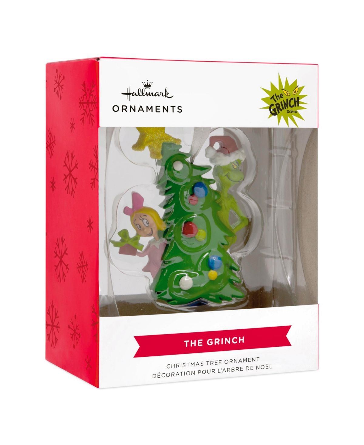 Hallmark Christmas Ornament Dr. Seuss's How The Grinch Stole Christmas Grinch With Cindy Lou Who In Multi-colored