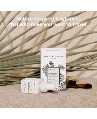 Brooklyn Candle Studio - Santa Fe - Home Scent Refill - Smart Home Air Diffuser Fragrance - Up to 120-Hours of Luxury Fragrance per Vial - Clean & Safe Diffuser Fragrance - 2 Pack