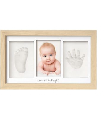 Duo Baby Hand and Footprint Kit, Baby Handprint Kit, Newborn Photo Frame, Baby Keepsake for New Mom