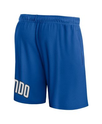 Men's Blue Orlando Magic Free Throw Mesh Shorts