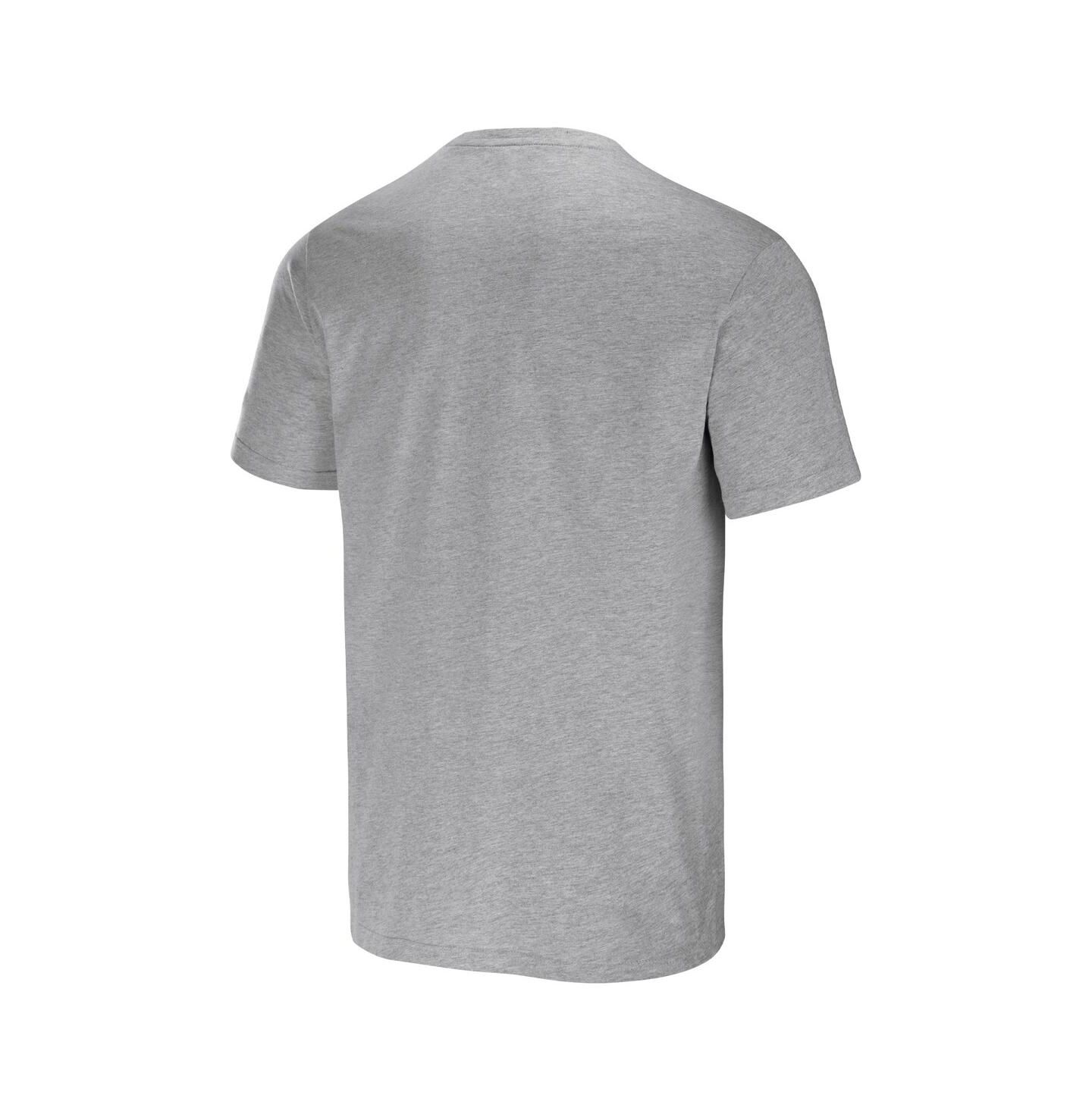 Мужская футболка Fanatics Darius Rucker Collection by Heather Gray Milwaukee Brewers Henley — фото 3