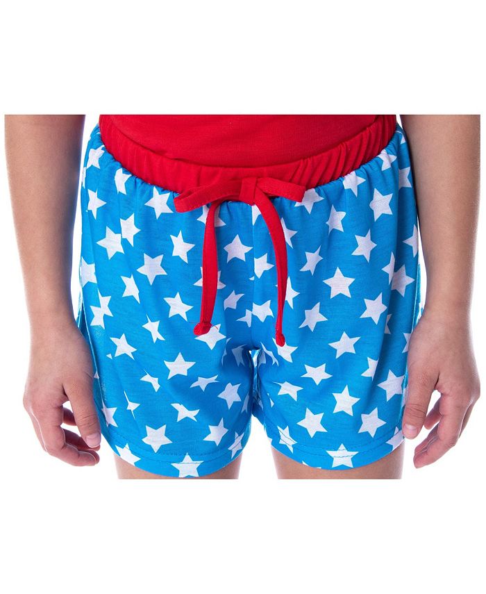 DESIGN - Set Pigiama Con Canottiera Con Stampa Di Croissant E Pantaloncini Con Orlo Con - Foto 5