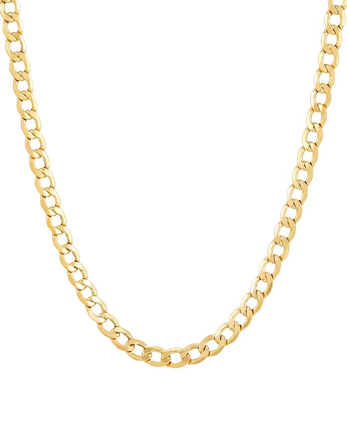 Macy's 14k Gold Curb Chain Necklace