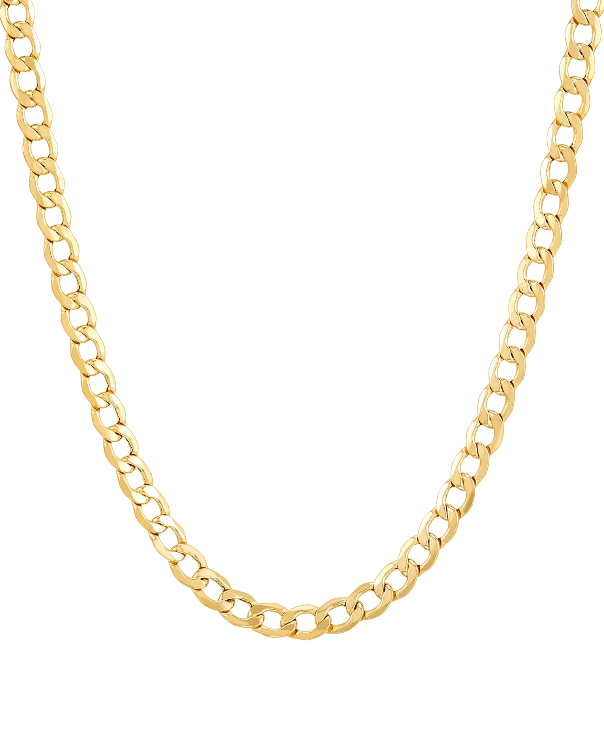 20" Curb Link Chain Necklace (5mm) in 14k Gold - Yellow Gold