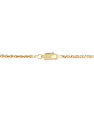 Rope Bar Lariat Necklace in 14k Gold