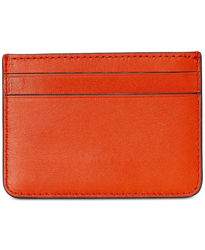 Lauren Ralph Lauren Leather Card Case - Macy's
