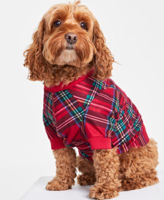 Family Pajamas - Cotton Plaid Pet Pajamas