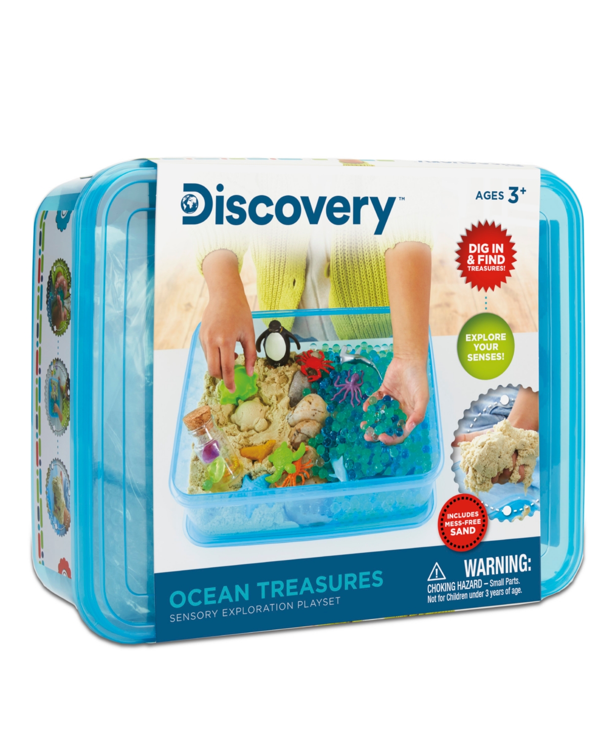 Discovery Ocean Treasures Sensory Exploration 38 Pieces Play Set In Blue
