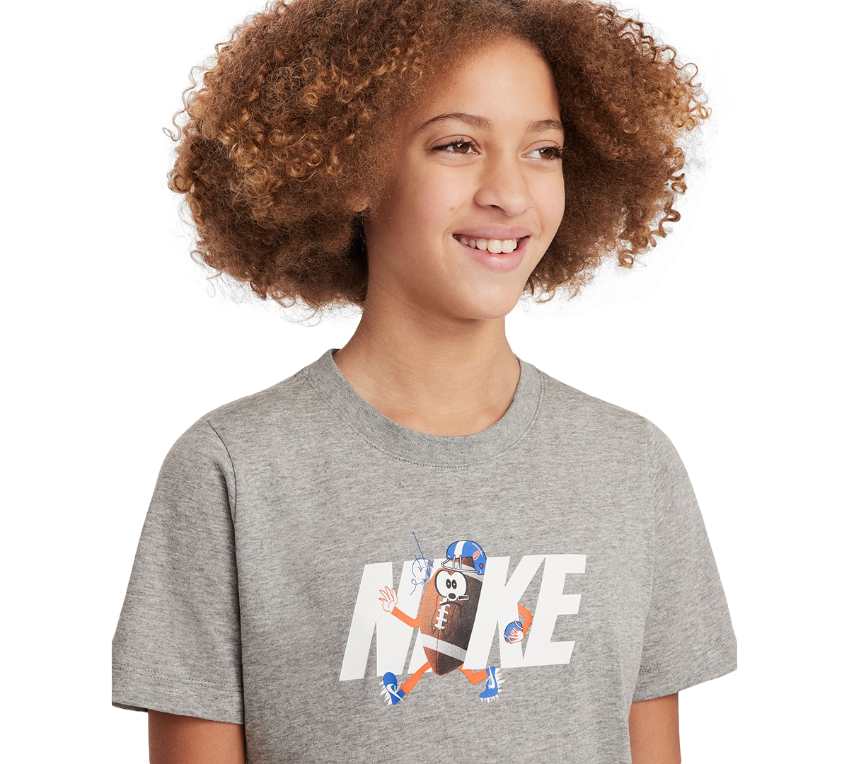 Nike Big Kids Sportswear Relaxed-Fit Printed T-Shirt