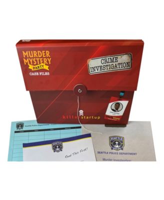 Murder Mystery Party Case Files Killer Startup