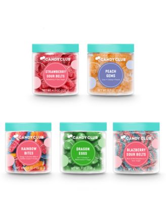 Candy Club Rainbow Gummy Gift Set, 5 Piece