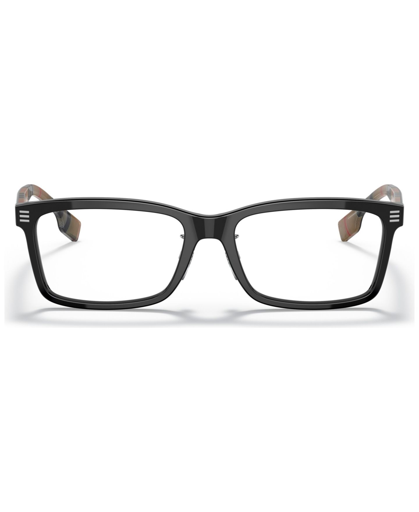 Мужские очки Burberry Man Rectangle Plastic BE2352F Foster Eyeglasses, цвет: Чёрный — фото 2