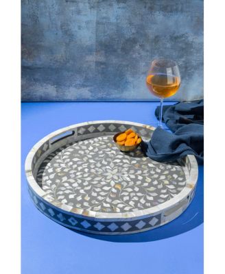 Jodhpur Mother of Pearl Decorative Tray
