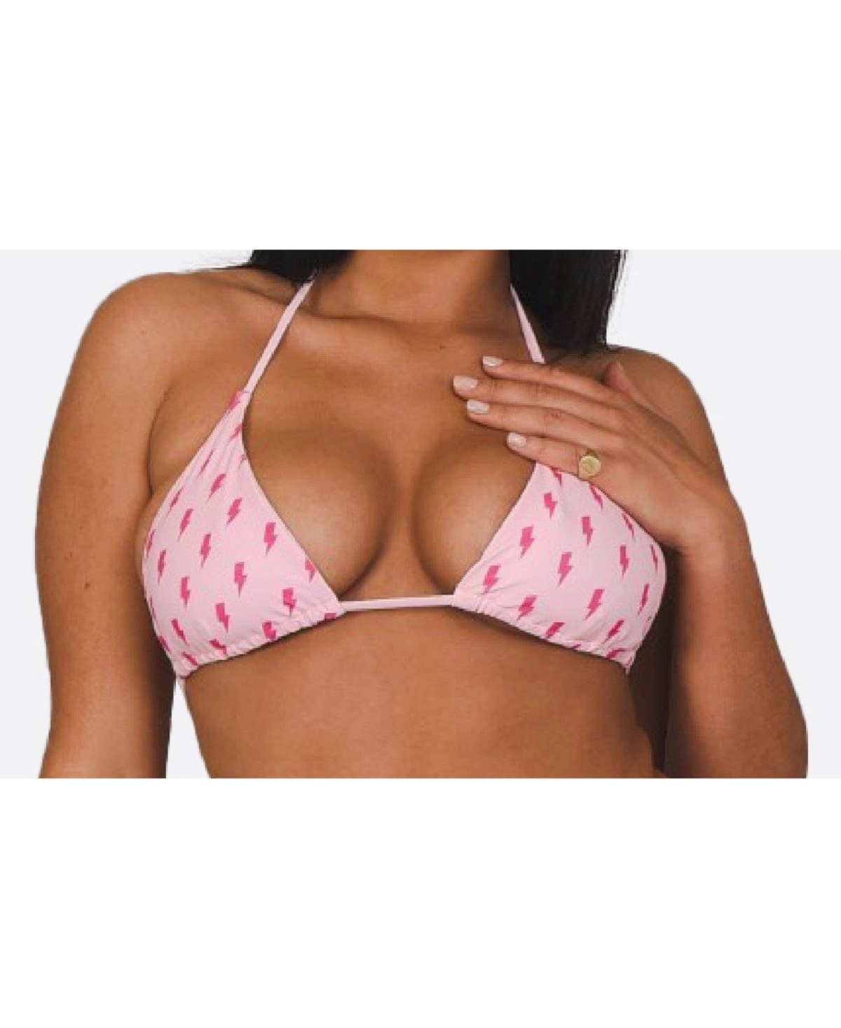 Oosc Women's Strike of Luck Triangle Bikini Top