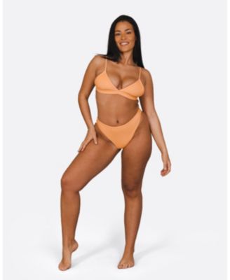 Women's Tangerine Squeeze Boost 'Em Up Bikini Top