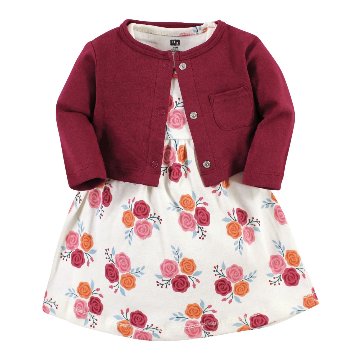 Hudson Baby Girls Essential Cotton Dress and Sweater Collection