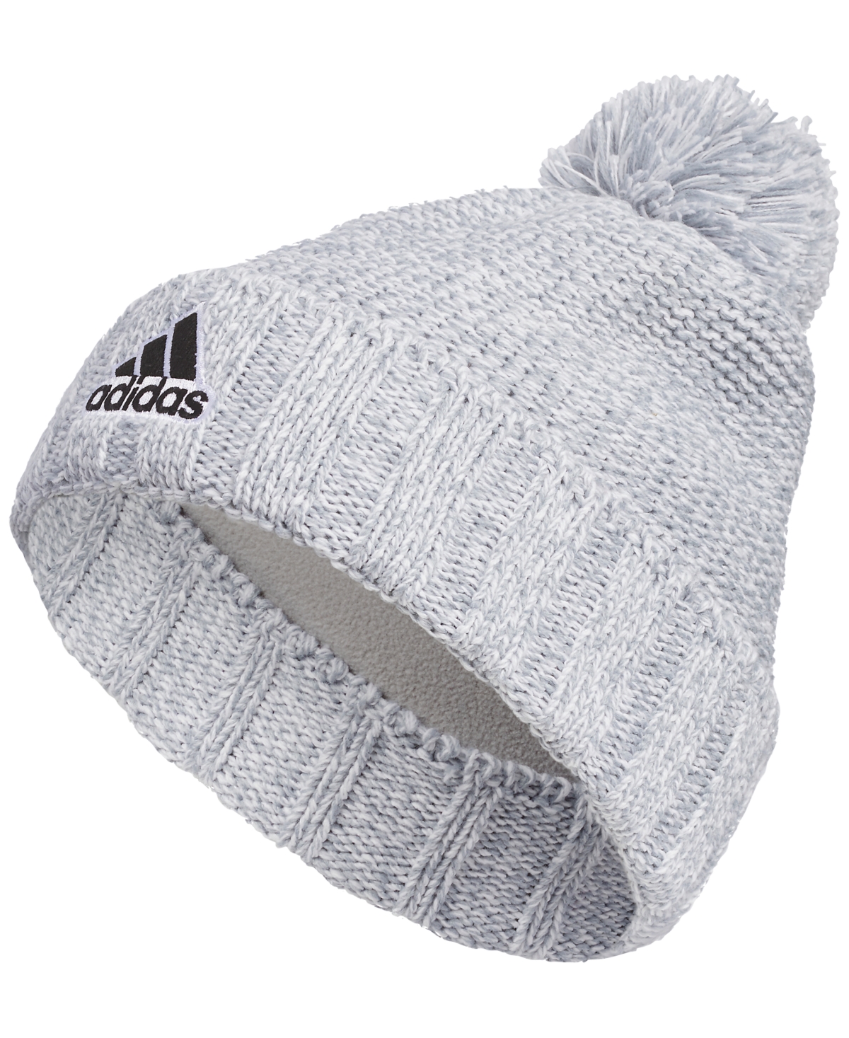 Shop Adidas Originals Men's Tall Fit Recon Ballie 3 Knit Hat In Light Grey