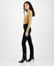 A New Day Women's High Waisted Ponte Flare eggings with Pockets Black -  ShopStyle Leggings