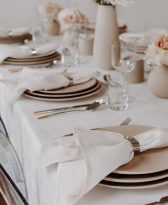 New Moon Beige Oversized Dinner Plate