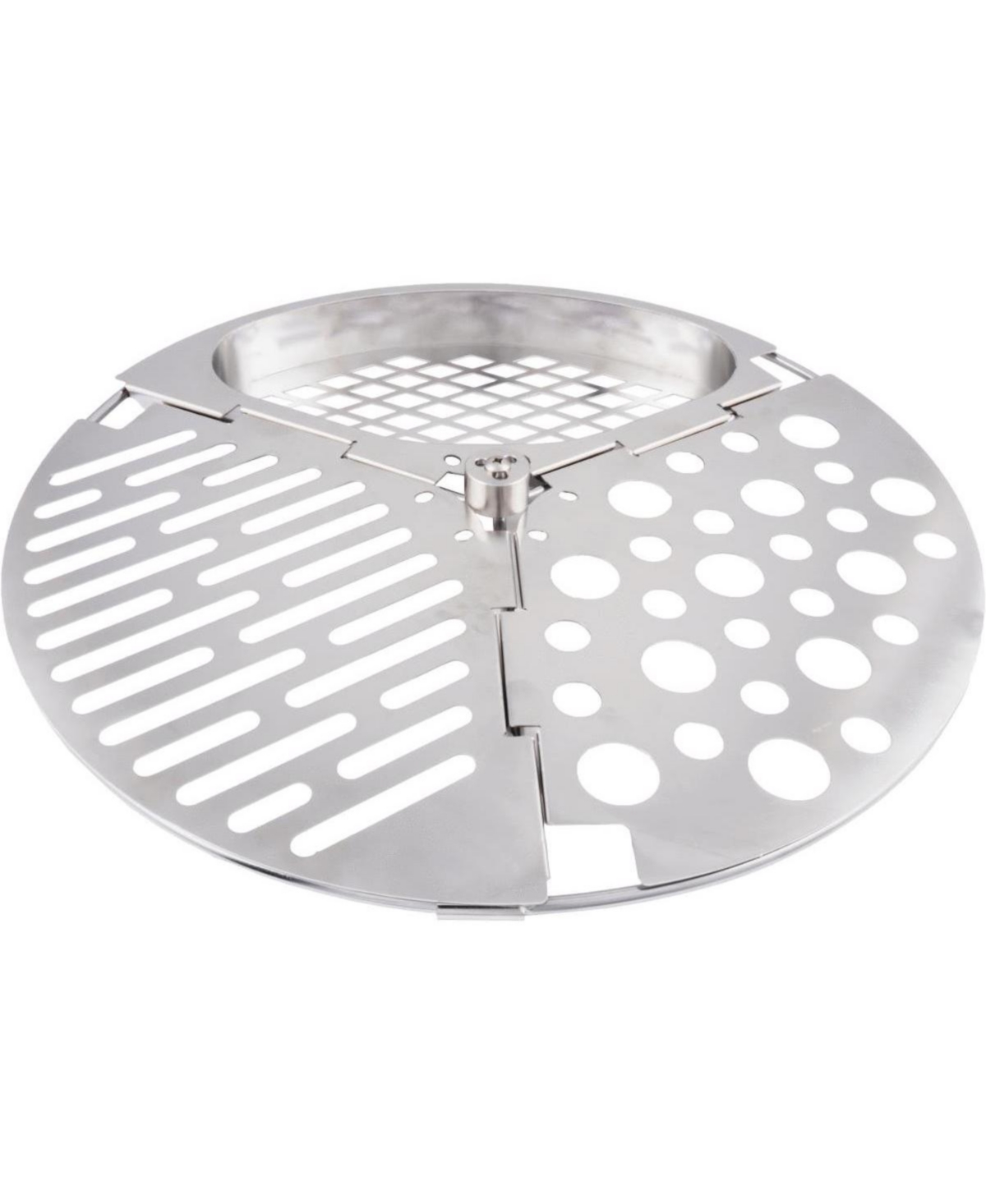 258678 3 Piece Stainless Steel Bronco Grate Kit - Silver