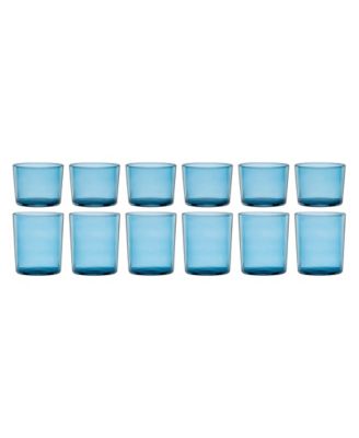 Oneida Stackables Blue Drinkware, Set of 12