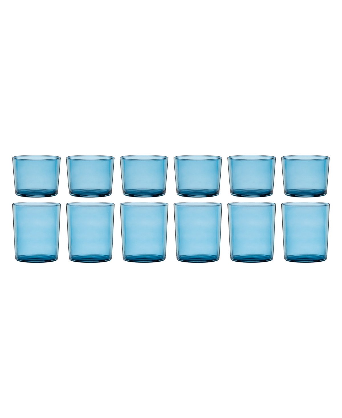 Oneida Stackables Drinkware, Set Of 12 In Blue