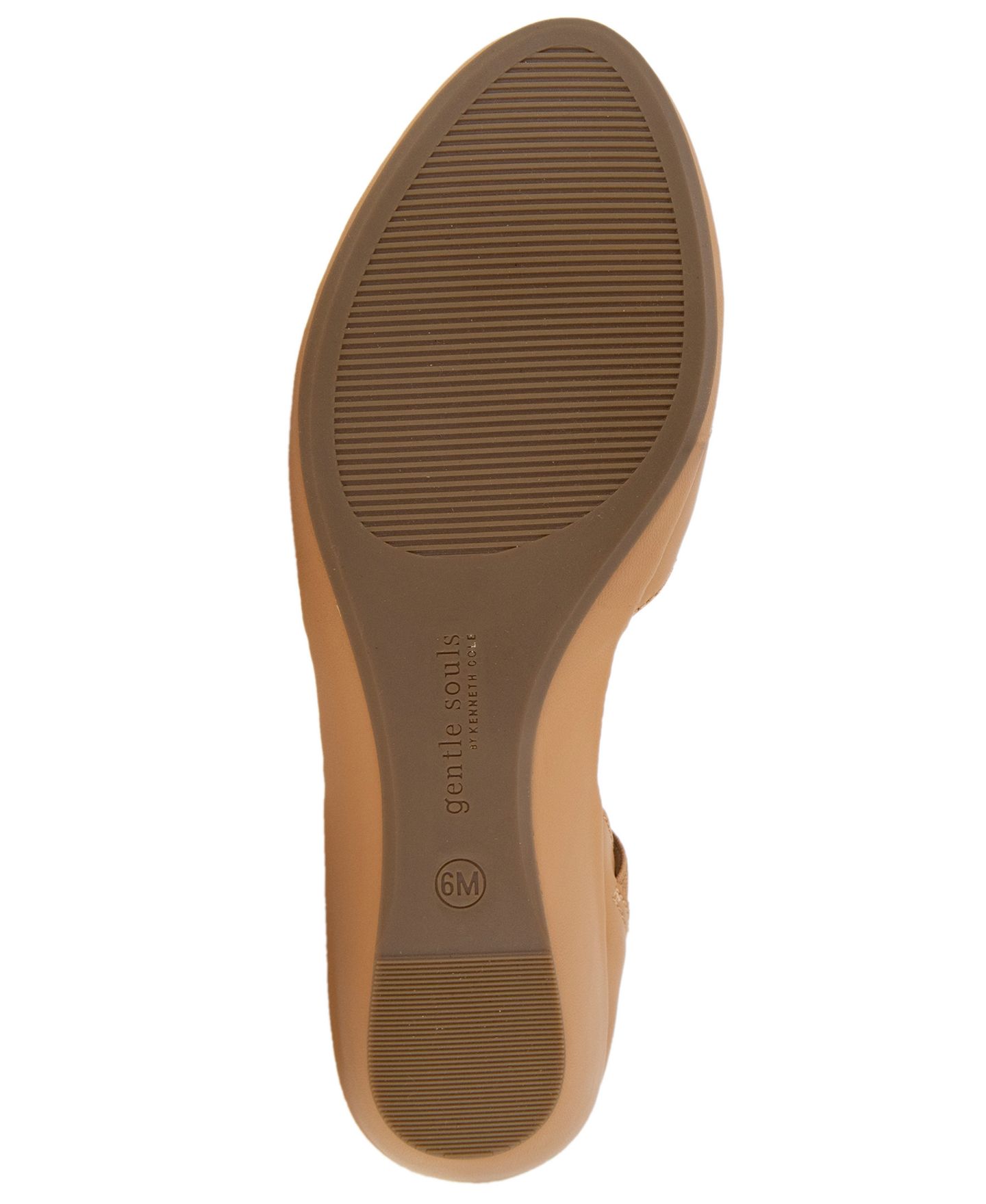 Женские сандалии Gentle Souls Noa Wedge Heel Sandal, цвет: Верблюжий кожаный — фото 5