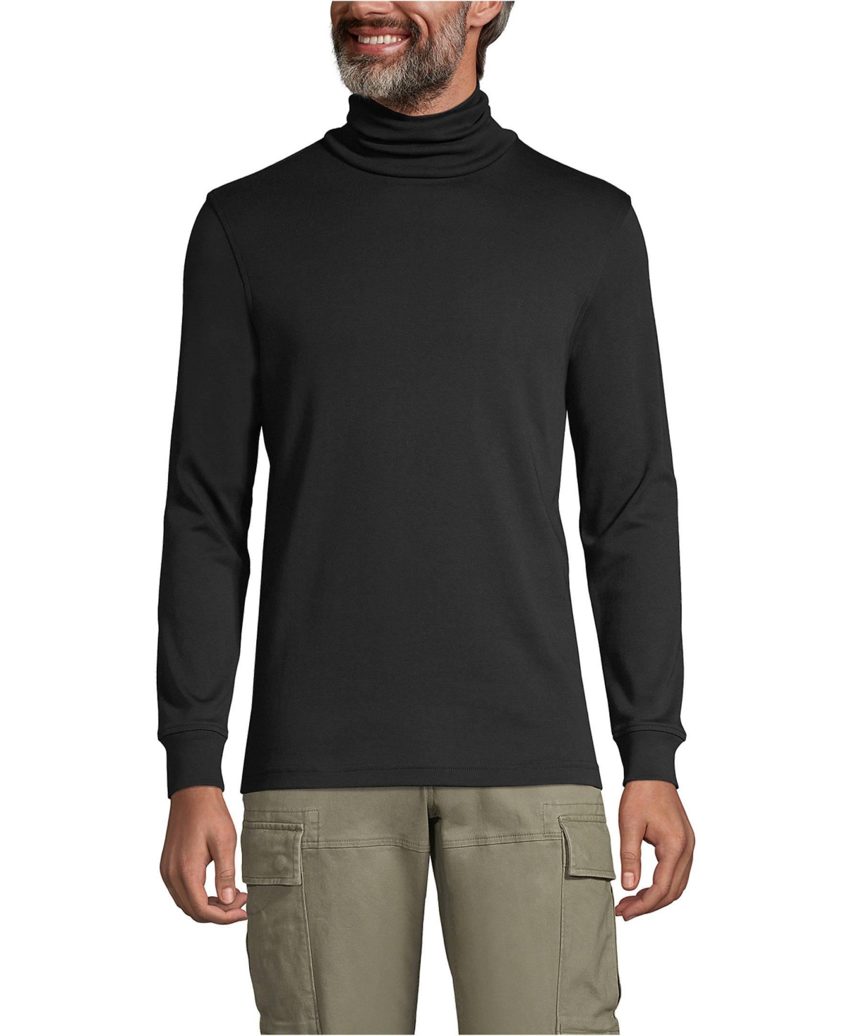 Men's Cotton Supima Turtleneck - White