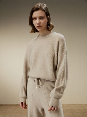 Women's 100% Cashmere Detachable Hoodie