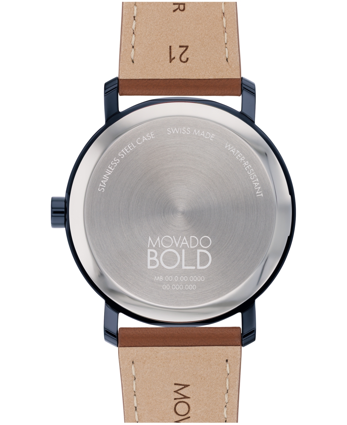 Shop Movado Men's Bold Evolution 2.0 Swiss Quartz Cognac Leather Watch 40mm
