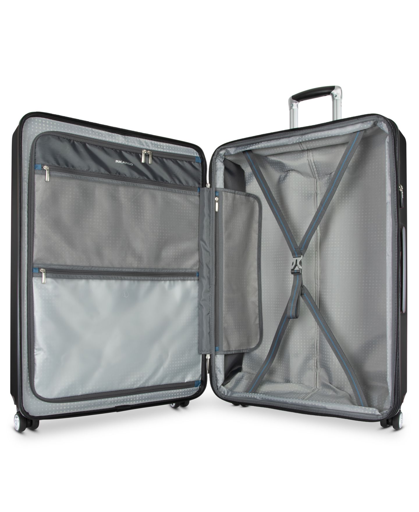 Чемодан Ricardo Melrose Hardside 29" Check-in Spinner Suitcase, цвет: Чёрный — фото 4