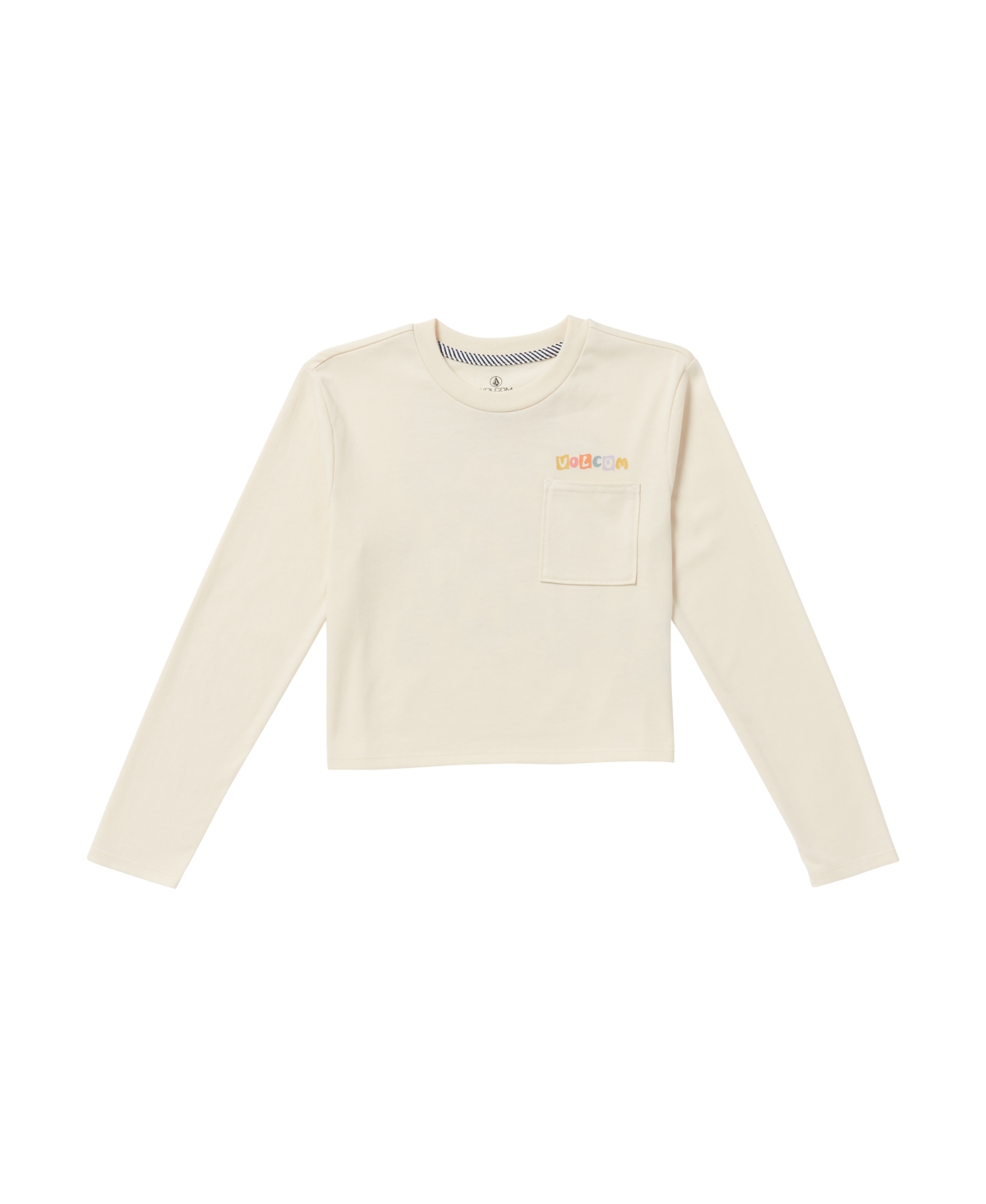 VOLCOM BIG GIRLS POCKET DIAL LONG SLEEVES T-SHIRT