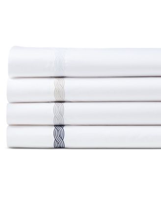 Spencer Cable Embroidery Pillowcase Set, King