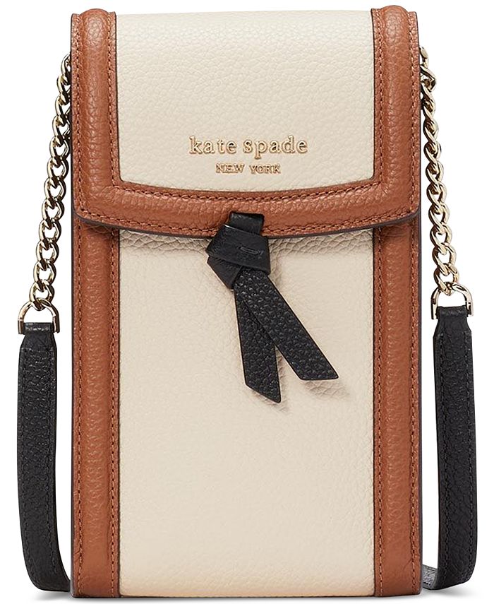 kate spade new york Knott Pebbled Leather Crossbody - Macy's