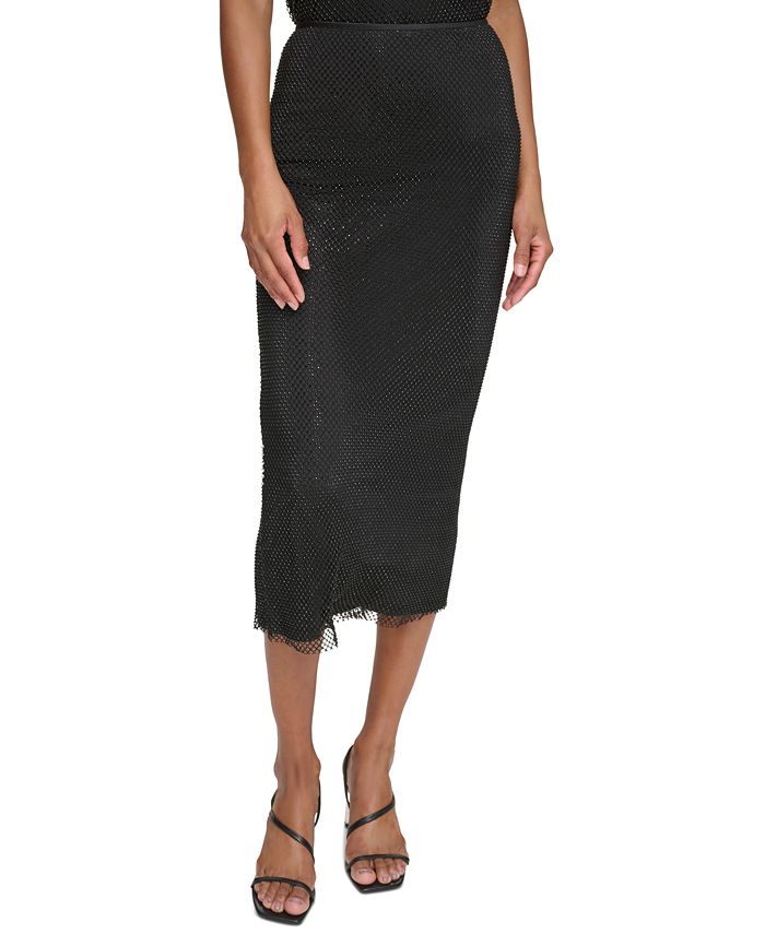Mesh on sale skirt crystals