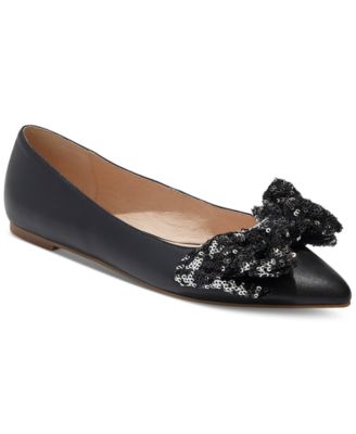 Jack Rogers - Women's Debra Slip-On Sequin Bow Ballet Flats