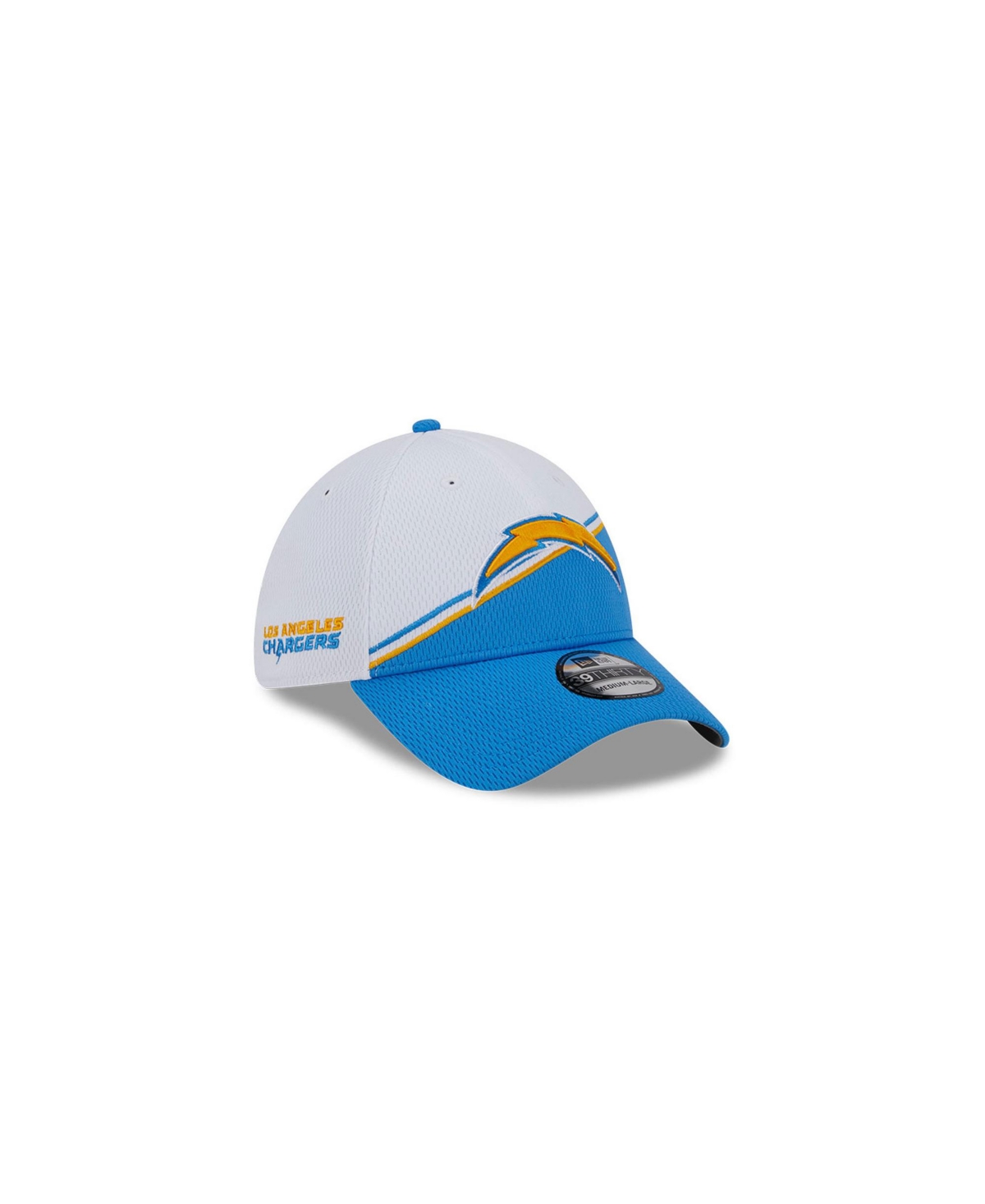 New Era Men's  White, Powder Blue Los Angeles Chargers 2023 Sideline 9forty Adjustable Hat In White,blue
