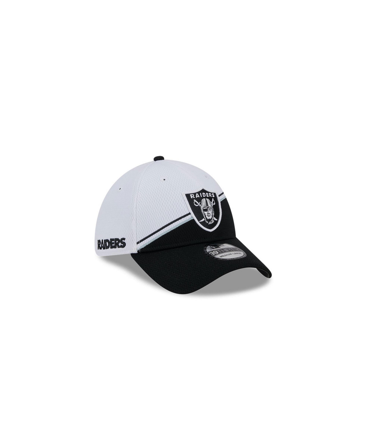 Las Vegas Raiders New Era 2023 Sideline 39THIRTY Flex Hat - Gray/Black