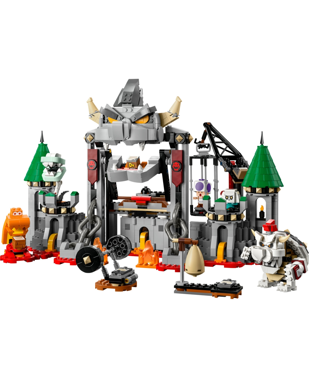 Shop Lego Super Mario 71423 Dry Bowser Castle Battle Expansion Toy Building Set In Multicolor