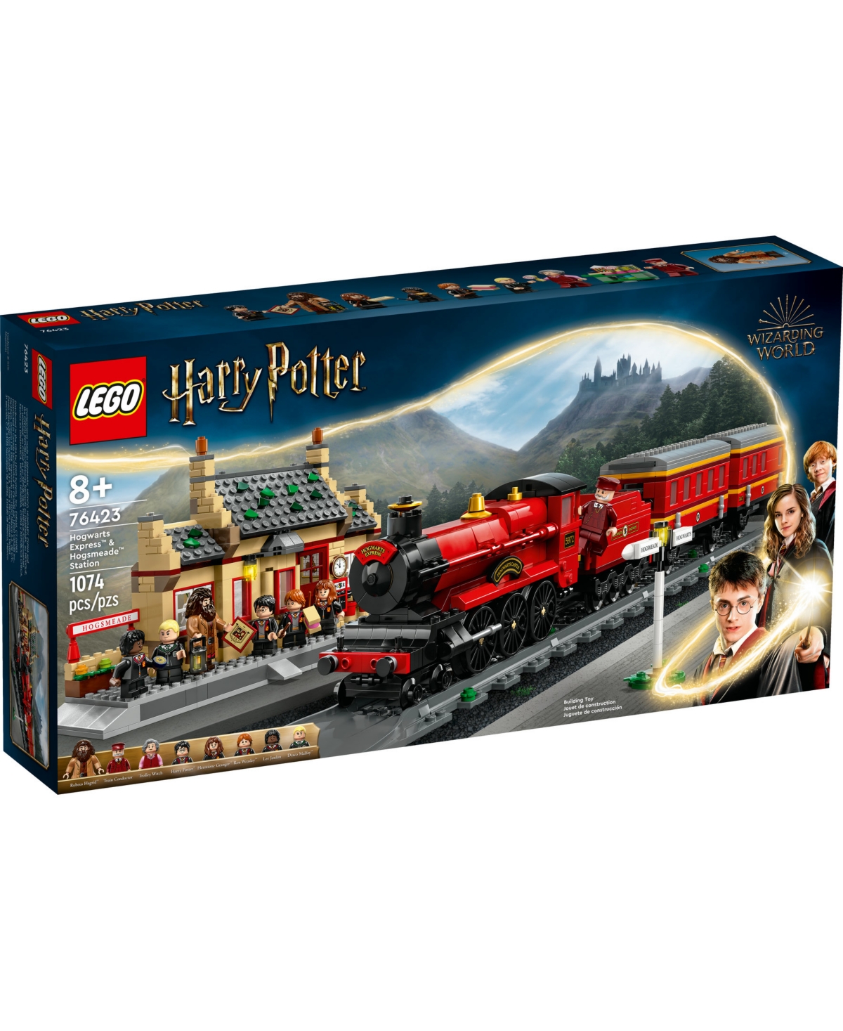 Shop Lego Harry Potter 76423 Hogwarts Express Hogsmeade Station Toy Building Set In Multicolor