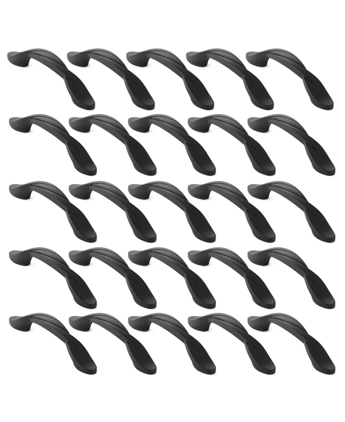 Cauldham 25 Pack Solid Braided Kitchen Cabinet Pulls Handles (3