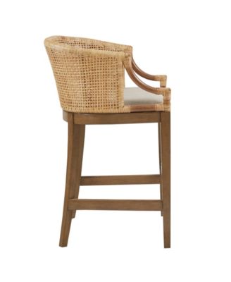 Playa 25" High Handcrafted Rattan Counter Stool