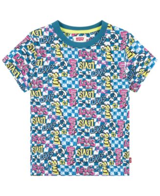 Little Boys Throwback 80s Graphic Design T-shirt