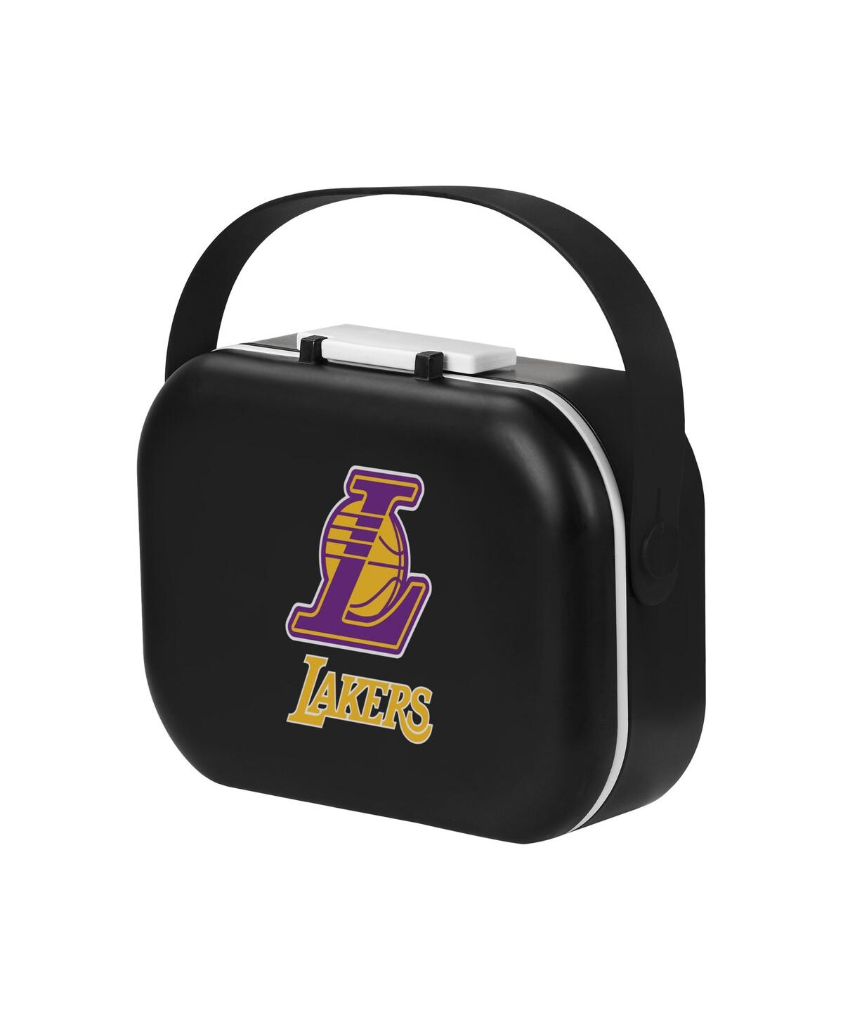 Foco Los Angeles Lakers Hard Shell Compartment Lunch Box In Black